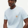Tricou cu monogramă brodată Tricou cu monogramă brodată