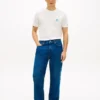 Tricou cu monogramă brodată Tricou cu monogramă brodată