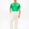 Tricou cu monogramă brodată Tricou cu monogramă brodată