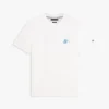 Tricou cu monogramă brodată Tricou cu monogramă brodată