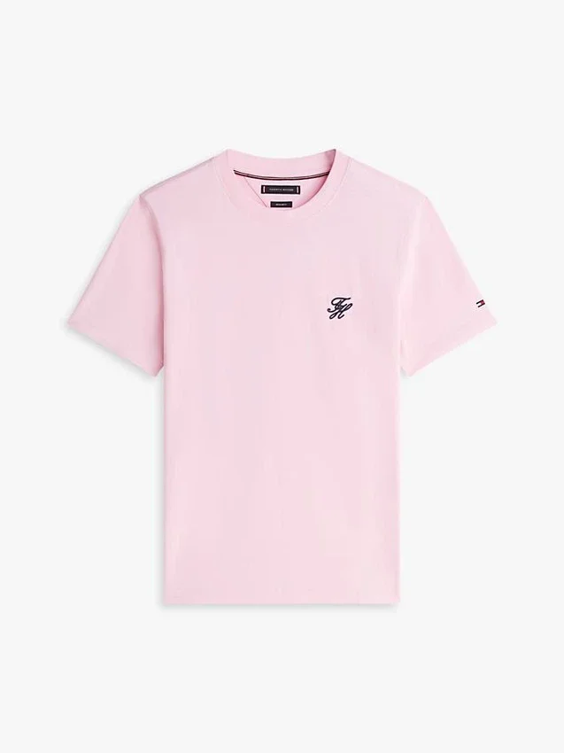 Tricou cu monogramă brodată Tricou cu monogramă brodată