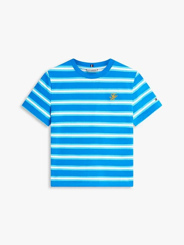 Tricou cu monogramă brodată Tricou cu monogramă brodată