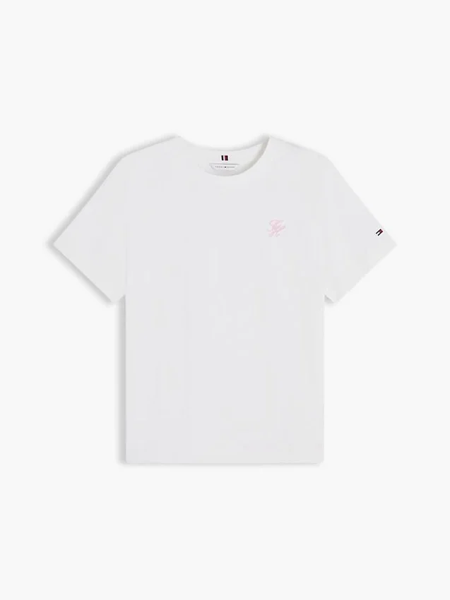 Tricou cu monogramă brodată Tricou cu monogramă brodată