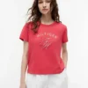 Tricou cu monogramă în stil gingham
