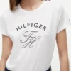 Tricou cu monogramă în stil gingham