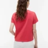 Tricou cu monogramă în stil gingham