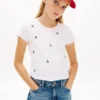 Tricou cu nervuri și stea brodată pentru copii