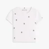 Tricou cu nervuri și stea brodată pentru copii
