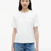 Tricou cu spate legat, din materiale mixte