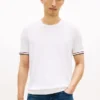 Tricou cu vârfuri din tricot New York Label Tricou cu vârfuri din tricot New York Label