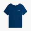 Tricou din bumbac interlock cu nasturi aurii
