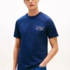 Tricou din bumbac slub cu logo grafic pe spate Tricou din bumbac slub cu logo grafic pe spate