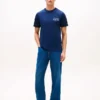 Tricou din bumbac slub cu logo grafic pe spate Tricou din bumbac slub cu logo grafic pe spate