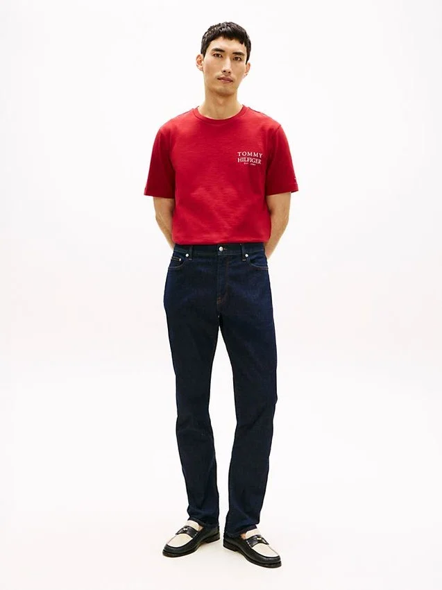 Tricou din bumbac slub cu logo grafic pe spate Tricou din bumbac slub cu logo grafic pe spate