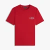 Tricou din bumbac slub cu logo grafic pe spate Tricou din bumbac slub cu logo grafic pe spate