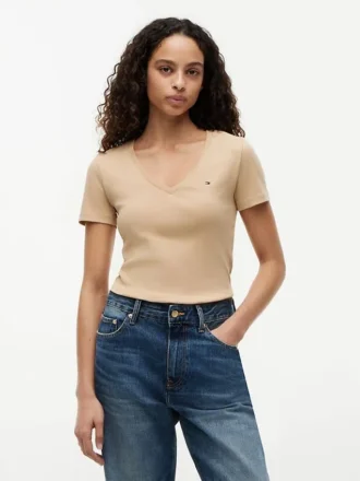 Tricou Favorite cu guler în V