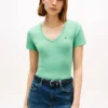 Tricou Favorite cu guler în V Tricou Favorite cu guler în V