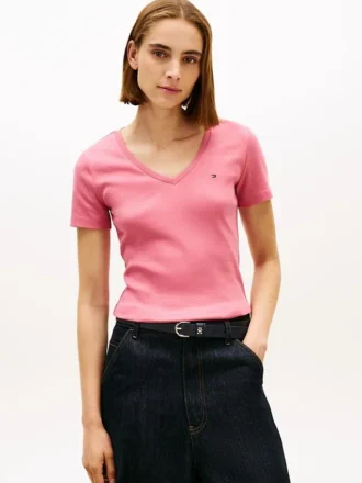 Tricou Favorite cu guler în V