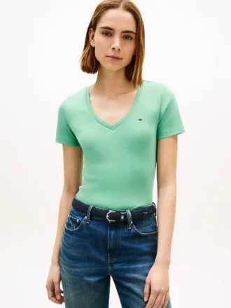 Tricou Favorite cu guler în V