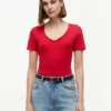 Tricou Favorite cu guler în V Tricou Favorite cu guler în V