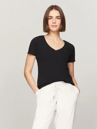 Tricou Favorite cu guler în V