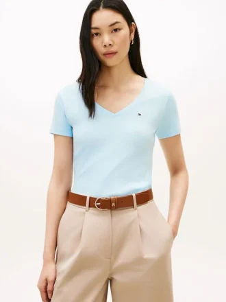 Tricou Favorite cu guler în V