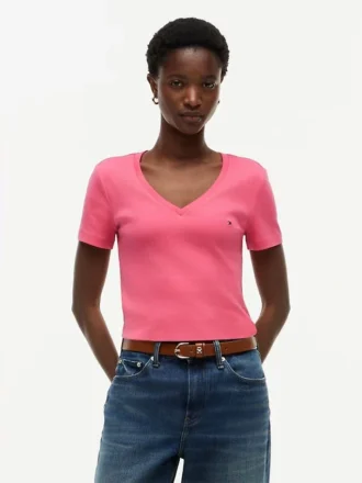 Tricou Favorite cu guler în V