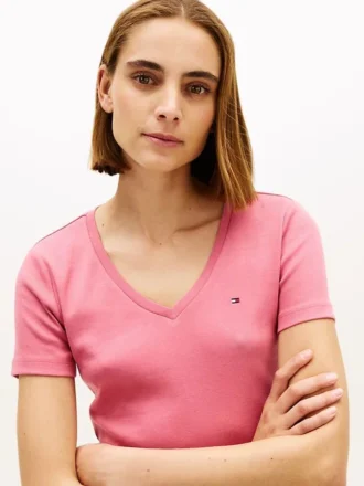 Tricou Favorite cu guler în V