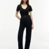 Tricou Favorite cu guler în V