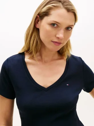 Tricou Favorite cu guler în V