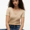 Tricou Favorite cu guler în V
