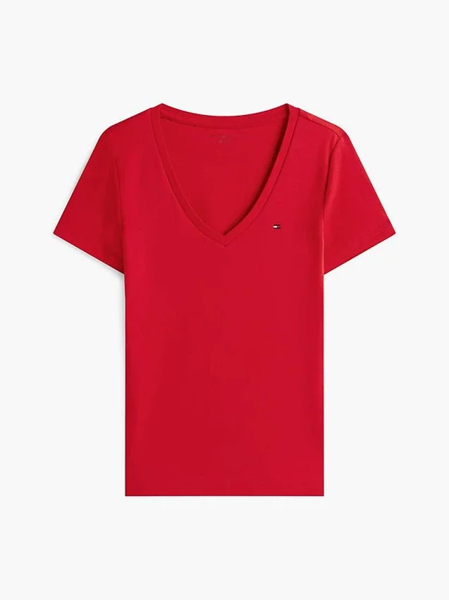 Tricou Favorite cu guler în V Tricou Favorite cu guler în V