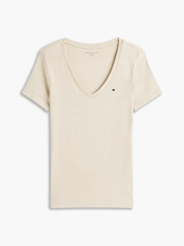 Tricou Favorite cu guler în V Tricou Favorite cu guler în V