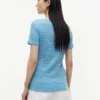 Tricou Favorite cu guler în V și dungi Tricou Favorite cu guler în V și dungi