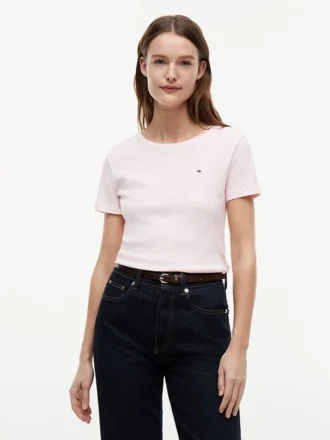 Tricou Favorite cu guler rotund