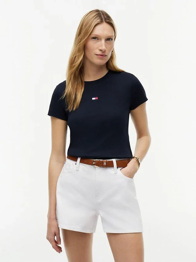 Tricou Favorite cu logo mini steag Tricou Favorite cu logo mini steag