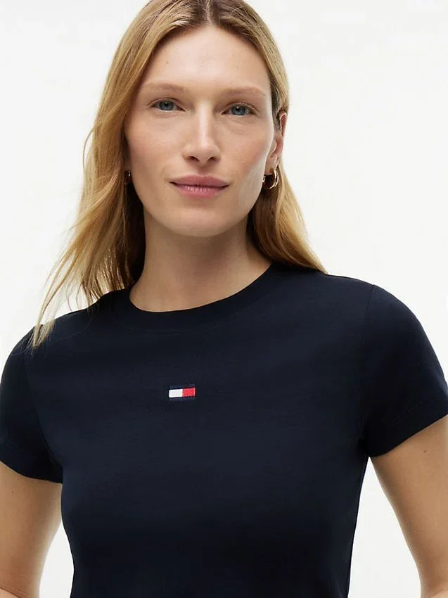 Tricou Favorite cu logo mini steag Tricou Favorite cu logo mini steag
