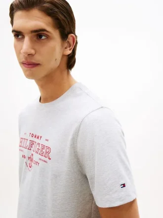 Tricou gros cu logo Hilfiger NYC