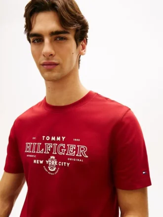 Tricou gros cu logo Hilfiger NYC