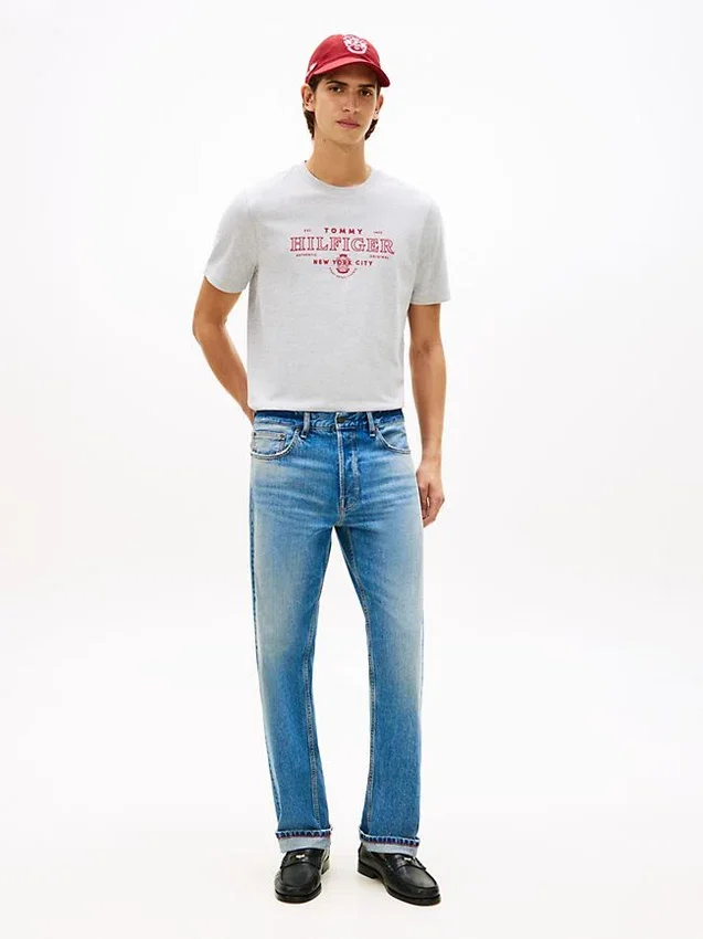 Tricou gros cu logo Hilfiger NYC Tricou gros cu logo Hilfiger NYC