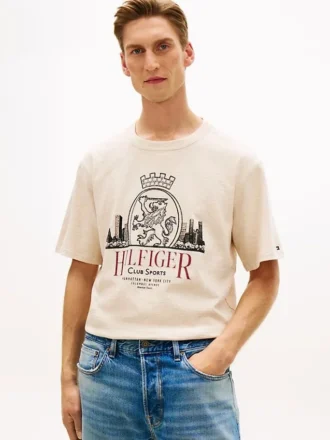 Tricou Hilfiger Crest Graphic Slub