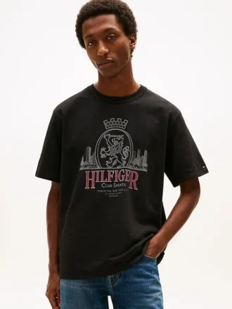 Tricou Hilfiger Crest Graphic Slub