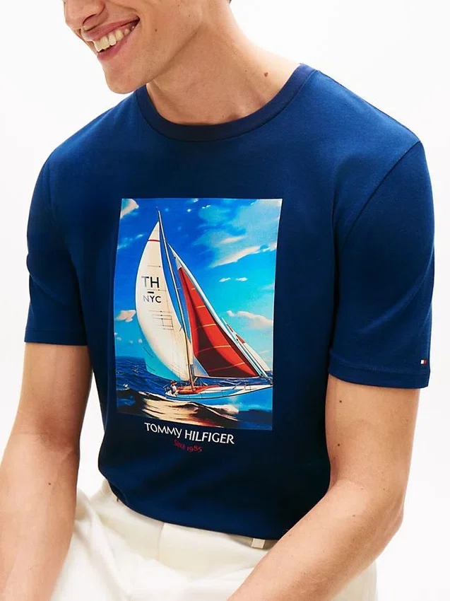 Tricou Hilfiger cu imprimeu foto Sailing Tricou Hilfiger cu imprimeu foto Sailing