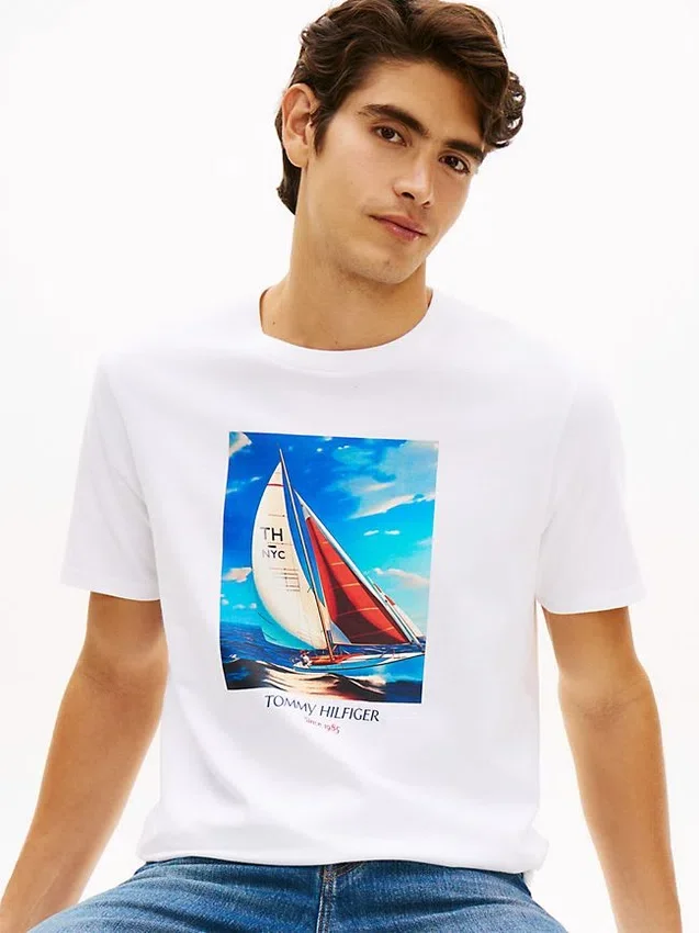 Tricou Hilfiger cu imprimeu foto Sailing Tricou Hilfiger cu imprimeu foto Sailing
