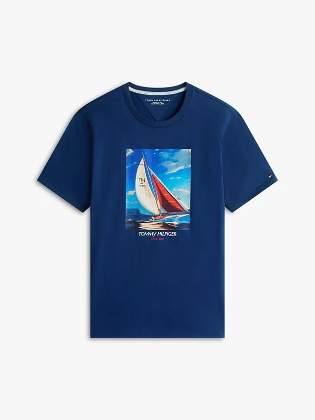 Tricou Hilfiger cu imprimeu foto Sailing Tricou Hilfiger cu imprimeu foto Sailing