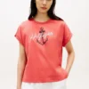 Tricou Hilfiger cu logo Anchor și mâneci dolman Tricou Hilfiger cu logo Anchor și mâneci dolman