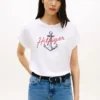 Tricou Hilfiger cu logo Anchor și mâneci dolman Tricou Hilfiger cu logo Anchor și mâneci dolman