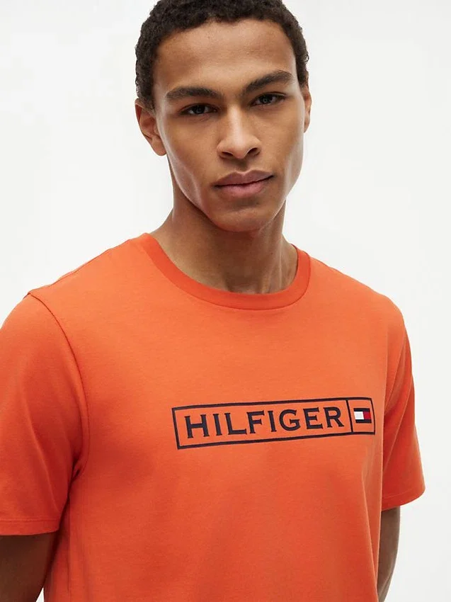 Tricou Hilfiger cu logo Box Tricou Hilfiger cu logo Box