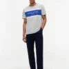 Tricou Hilfiger cu logo și dungi Tricou Hilfiger cu logo și dungi