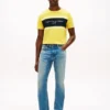 Tricou Hilfiger cu logo și dungi Tricou Hilfiger cu logo și dungi